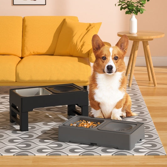 Doppel Schüssel für Hundefutter und Wasser